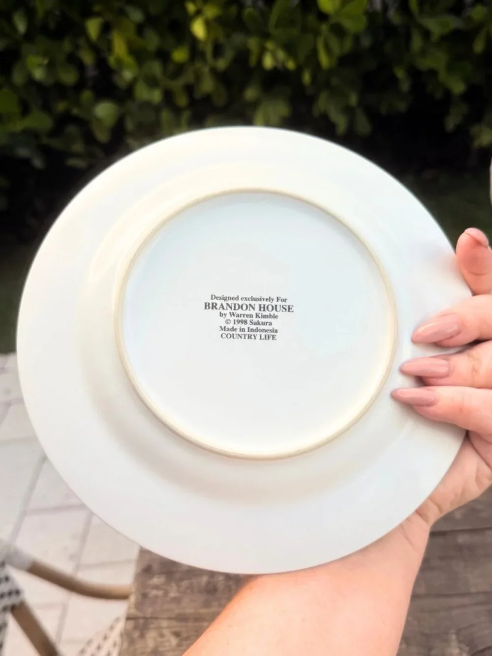 Vintage 4 Warren Kimble Brandon House Country Life Sakura Appetizer Salad Plates